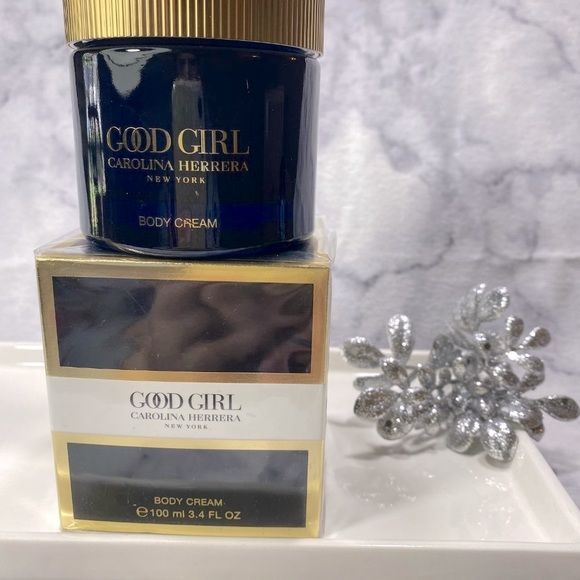 Carolina Herrera Good Girl Body Cream Boxed, Amber, Jasmine, NEW - 3.4 oz 100 ml - Picture 3 of 16